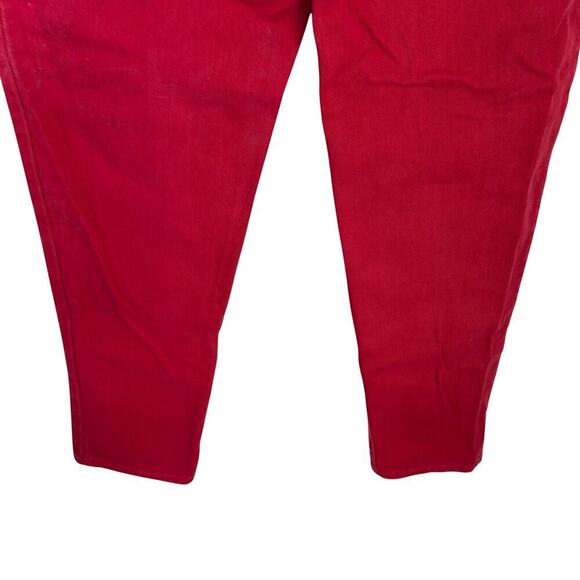 Ivy Brown Red Vintage Jeans Mom Jeans Hi Rise Tapered size 8 - Picture 5 of 9